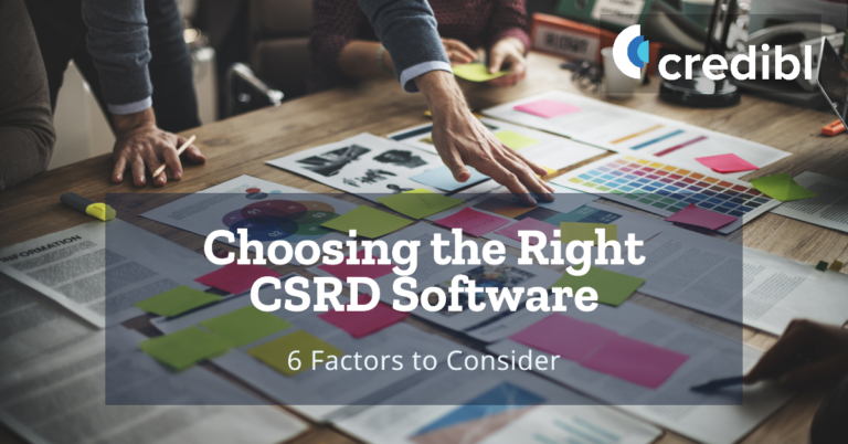 Crucial Factors to Consider for Selecting CSRD Software